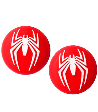 PS5, PS4 Controller Grip Caps Red Spidey (1 pair, 2 pieces)