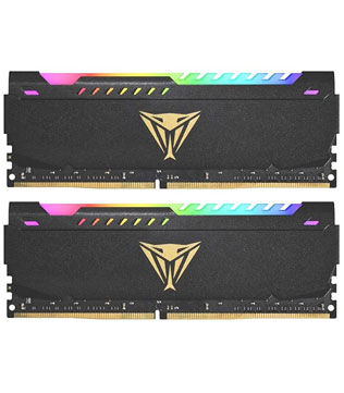 Patriot Memory Viper Steel RGB 64GB (2x32GB) DDR4 3200MHz (PVSR464G320C8K) Desktop RAM (Pre-owned)