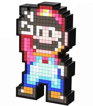 Pdp Pixel Pals Nintendo Super Mario World Mario Collectible Lighted Figure (Pre-owned)