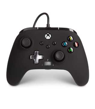 PowerA Enhanced Wired Gaming Controller for Xbox Series X/S or Xbox One, Black (Officially Licensed) (Pre-owned)