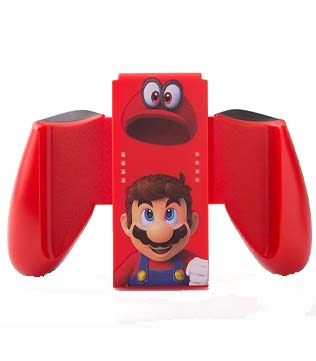 PowerA Nintendo Switch Joy Con Comfort Grip, Super Mario Odyssey (Pre-owned)