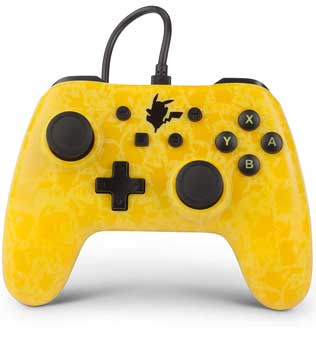 PowerA Pokemon Enhanced Wired Controller Nintendo Switch (Pikachu Silhouette) (Pre-owned)