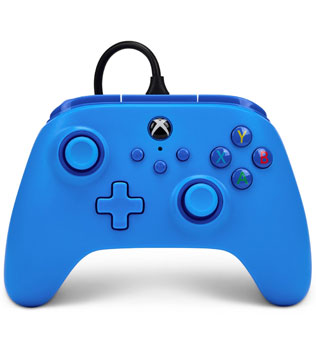 PowerA Wired Gaming Controller for Xbox Series X/S, Xbox One, PC, Windows 10/11,Blue (Officially Licensed) (Pre-owned)