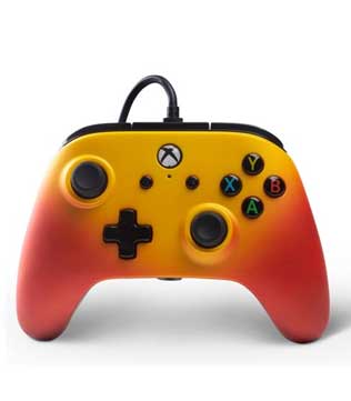 PowerA Wired Officially Licensed Controller for Xbox One, Xbox One S, Xbox One X, Solar Fade (Officially Licensed) (Pre-owned)
