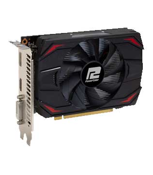 PowerColor Red Dragon Radeon RX 550 4GB GDDR5 (AXRX 550 4GBD5-DH) Graphics Card (Pre-owned)