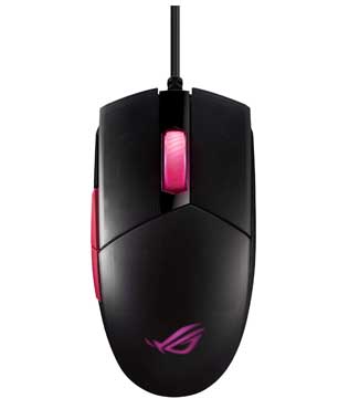ASUS ROG Strix Impact II Electro Punk Gaming Wired Mouse (Pre-owned)