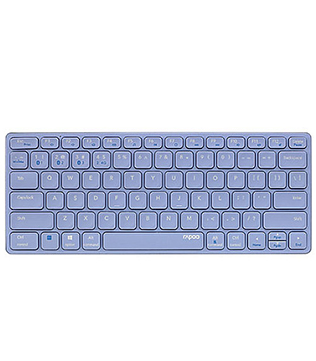 Rapoo E9050 Wireless Keyboard (Purple) (Pre-owned)