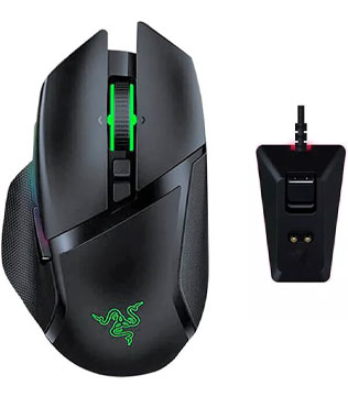 Razer Basilisk Ultimate Wireless Gaming Mouse With Charging Dock (Black) (Pre-owned)
