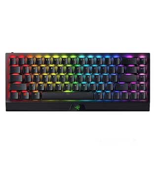 Razer BlackWidow V3 Mini HyperSpeed Wireless Phantom Edition Green Switches Mechanical Gaming Keyboard (Pre-owned)