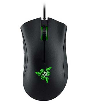 Razer DeathAdder Essential Ergonomic Wired Gaming Mouse (Black) (Pre-owned)