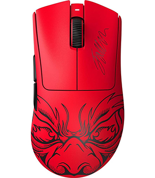 Razer DeathAdder V3 Pro Faker Edition Ergonomic Wireless Gaming Mouse (Red) (Pre-owned)