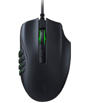 Razer Naga X Ergonomic Wired Gaming Mouse (Black) (Pre-owned)