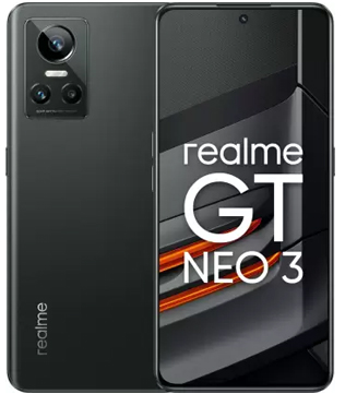 Realme GT Neo 3 8GB RAM, 128GB Storage Asphalt Black (Scratches) (Pre-owned)