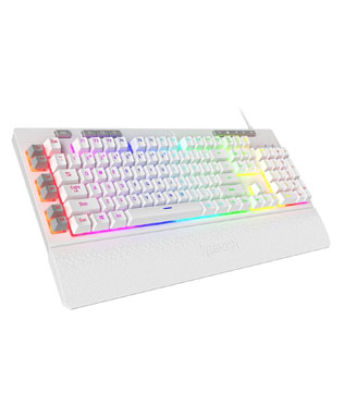 Redragon Shiva K512- Wired Membrane Keyboard Rgb (White) (Pre-owned)