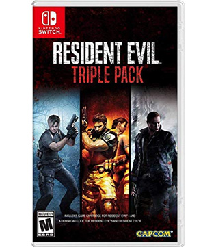 Resident Evil Triple Pack (Includes only Resident Evil 4 Full Game) Nintendo Switch (Pre-owned) (without Original Box and Cover)