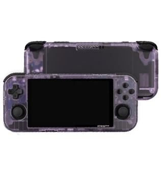 Retroid Pocket 3 Plus Retro Game Handheld Console (Clear Purple) (Pre-owned)