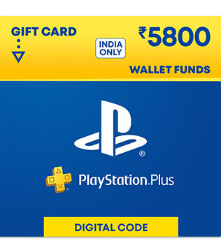 Rs.5800 PlayStation Store (Gift Card / Wallet Top-up) (Digital)