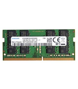 SAMSUNG 16GB DDR4 2400MHz (M378A2K43BB1-CRC) Laptop RAM (Pre-owned)