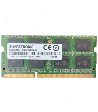SHARETRONICS 4GB DDR3 1600MHz Laptop RAM (Pre-owned)