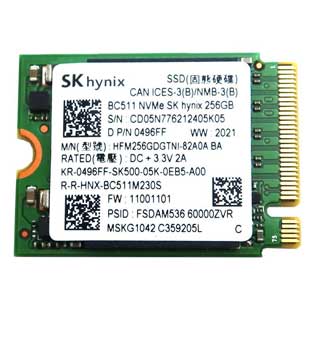 SK Hynix 256GB M.2 (HFM256GDGTNI-82A0A) Solid State Drive (Pre-owned)