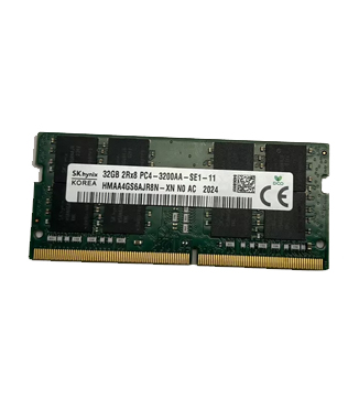 SK Hynix 32GB DDR4 3200 (HMAA4GS6AJR8N-XN) Laptop RAM (Pre-owned)