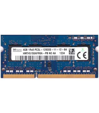 SK Hynix 4GB DDR3 1600MHz (HMT451S6AFR8A) Laptop RAM (Pre-owned)
