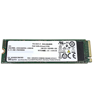 SK Hynix 512GB m.2 NVMe (HFS512GEJ9X101N) Internal Solid State Drive (Pre-owned)