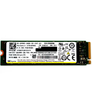 SK Hynix PC801 2TB M.2 NVMe (HFS002TEJ9X101N) Internal Solid State Drive (Pre-owned)