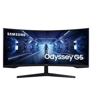 Samsung 34 Inch LC34G55TWWWXXL Odyssey G5 Ultra WQHD Monitor (Pre-owned)