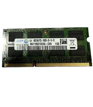 Samsung 4GB DDR3 1333MHz (M471B5273CH0-CH9) Laptop RAM (Pre-owned)