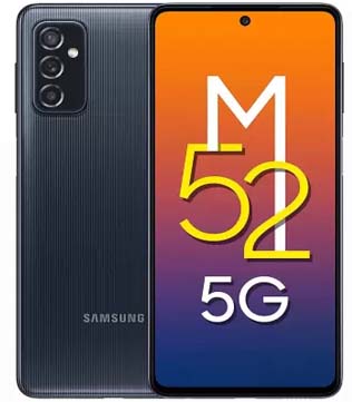 Samsung Galaxy M52 5G 6 GB RAM, 128 GB Storage Blazing Black (Pre-owned)
