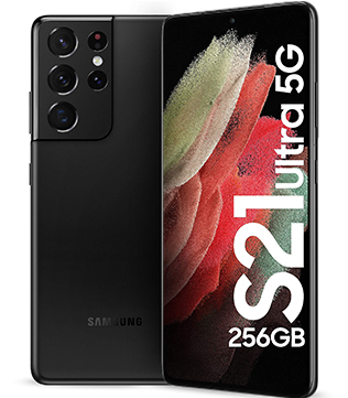 Samsung Galaxy S21 Ultra 5G 12GB Ram, 256 GB Storage (Phantom Black) (Pre-owned)