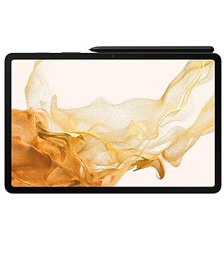Samsung Galaxy Tab S8 128 GB ROM 12.4 Inch 5G (Graphite) (Minor Back Light Bleeding) (Pre-owned)