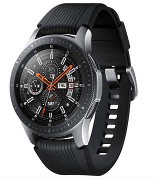 Samsung Galaxy Watch3 (45mm) with Silicone Sport Strap Black (Bluetooth) Smart Watch (Pre-owned)