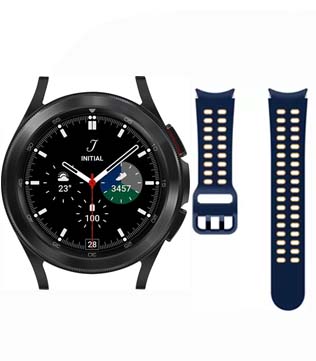 Samsung Galaxy Watch4 (46mm) with Extreme Sport Band Blue (GPS & LTE) Smart Watch (Pre-owned)