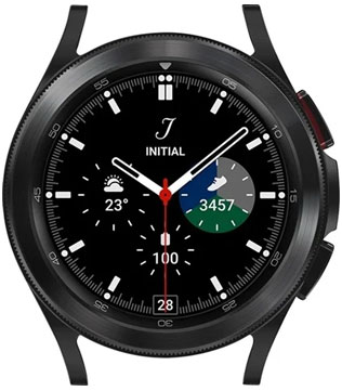 Samsung Galaxy Watch4 44mm, Black With (GPS + LTE) (Without Strap) (Pre-owned)