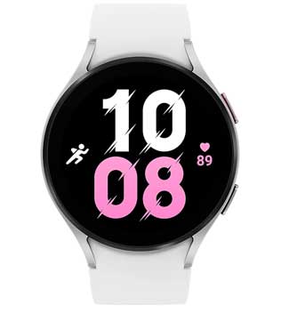Samsung Galaxy Watch5 Bluetooth (44 mm, Silver, Compatible with Android only) (Pre-owned)