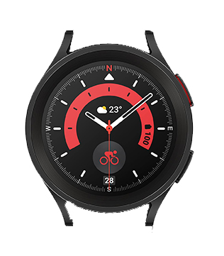 Samsung Galaxy Watch5 Pro Bluetooth (45mm, Titanium Black, Compatible with Android Only) (Without Strap) (Pre-owned)