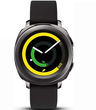 Samsung Gear Sport (Black) (Bluetooth) Smart Watch (Pre-owned)