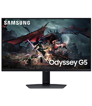 Samsung Odyssey G5 32 Inch LS32DG500EWXXL Gaming IPS Flat Monitor (Pre-owned)