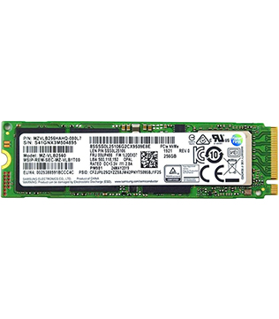 Samsung PM981 256GB M.2 NVMe (MZ-VLB2560) Internal Solid State Drive (Pre-owned)