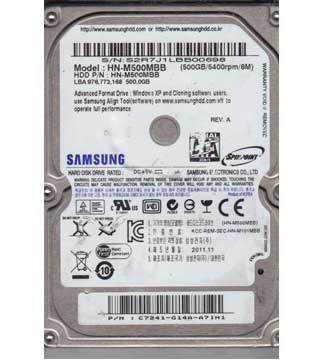 Samsung Spinpoint 500GB (ST500LM012) Internal Hard Disk Drive (Pre-owned)