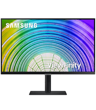Samsung ViewFinity (LS27A600UUWXXL) 27 Inch QHD IPS Flat Monitor (Black) (Pre-owned)