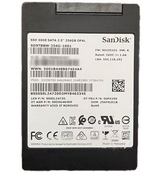 SanDisk 256GB 2.5Inch SATA (SD9TB8W-256GB) Internal Solid State Drive (Pre-owned)