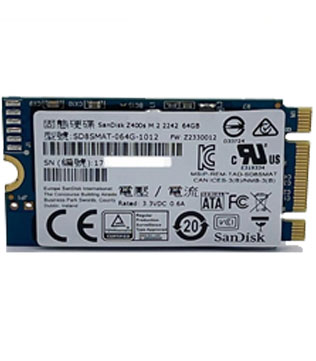 SanDisk Z400s 64GB M.2 SATA (SD8SNAT-064G-1006) Internal Solid State Drive (Pre-owned)