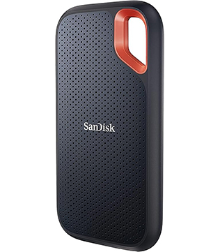 SanDisk 1TB Extreme Pro Portable TypeC Smartphone Compatible External Solid State Drive (Black) (Open Box)