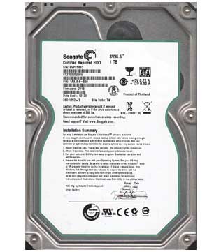 Seagate 1TB 3.5Inch (ST31000526SV) Internal Hard Disk Drive (Pre-owned)