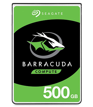 Seagate Barracuda 500GB 2.5 Inch (ST500LM030) Laptop Hard Disk Drive (Pre-owned)
