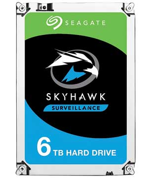 Seagate SkyHawk 6 TB Surveillance 6 Gb/s 256 MB Cache 3.5 Inch (ST6000VX001) Internal Hard Disk Drive (Pre-owned)