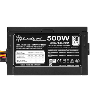 Silverstone Strider (SST-ST50F-ES) 500W Non-Modular Power Supply (Pre-owned)